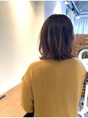 ラベンダーミルクティー/ボブスタイル/30代/40代/50代