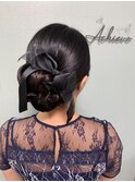 タイトシニヨンヘア