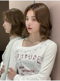 ミニウルフレイヤーカット顔周り前髪韓国ショートボブ/池袋