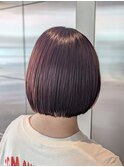 20代30代かわいい切りっぱなしボブ