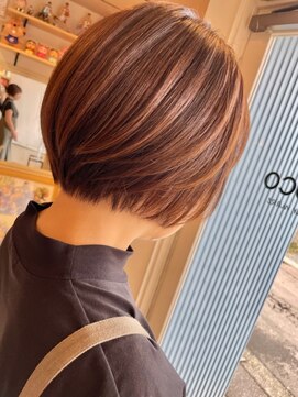 ヘア メイク ココ(hair make coco) ネープスッキリ★　丸みボブ♪♪