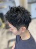 【7・8月限定☆辻本指名メニュー】清涼クールシャンプー+メンズカット