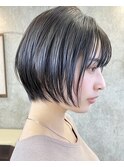 艶感ショートボブ×ナチュラル黒髪