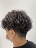 Men'sカット+波巻きパーマ