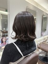 アピッシュ ギンザ(apish ginza)&nbsp;伸ばしかけ/くびれミディアム/デジタルパーマ/コテ巻き風パーマ