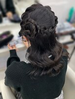 アイトーキョーエス 渋谷(AI TOKYO S)&nbsp;くるみちゃんヘア/ヨシンモリ/ヘアセット/ヘアメ/ハーフアップ