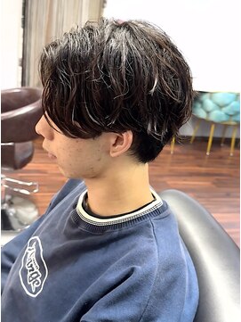 リ メイロ(Re.Meiro) シャドウカルマパーマ【メンズ/パーマ/眉毛/沖縄市/美里】