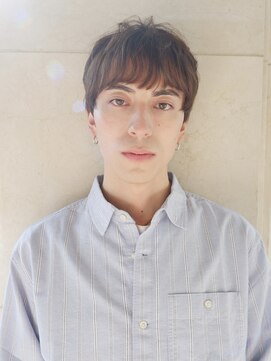 オーオ シカシカ(OOO YY) メンズマッシュショートパーマ　ナチュラル×モード