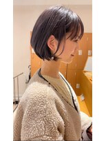 ビュートヨナカ(VIEW TOYONAKA)&nbsp;【３０代４０代５０代】大人女性大人気丸みショートボブ/前髪