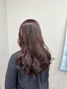 セレスト 福岡天神店(CELESTE) 【甲斐】ブリーチなしで叶える「ピンクカラーの白髪ぼかし」