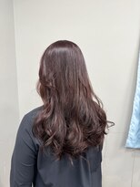 セレスト 福岡天神店(CELESTE) 【甲斐】ブリーチなしで叶える「ピンクカラーの白髪ぼかし」