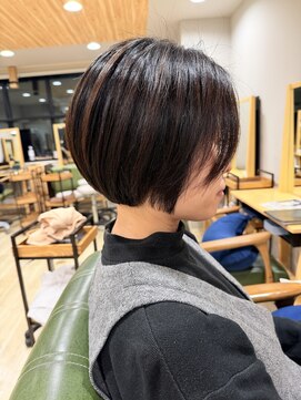 ヘアサロン ナノ(hair salon nano) 丸みショートボブ