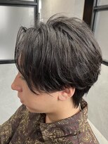 リノア 西梅田 福島(Linoa) ナチュラル毛流れフェザーパーマ メンズセンターパート