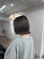 ハウディーヘアールーム(howdy hair room)&nbsp;【大磯美容室】暗髪グレージュボブ