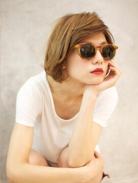 ベック ヘアサロン(BEKKU hair salon) 大人クールで簡単スタイリングできるルーズなショートボブ♪