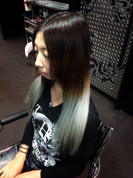 ゾーマ(ZOUMA) 毛先ホワイトカラー　トリックスタイル