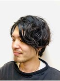 重めマッシュパーマ