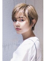 ピズム(PISM)&nbsp;耳かけカジュアルイメチェンショート/フォギーベージュ