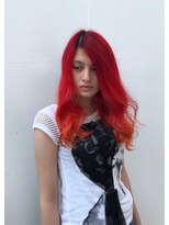 ラブ ロック Love' Lock&nbsp;グラデーションカラー・マニックパニック・レッドエクステ