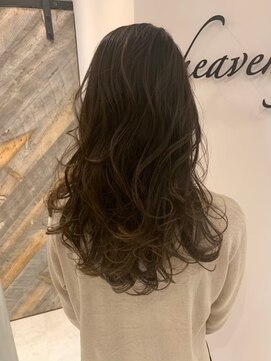 オースティン 流山おおたかの森(AUSTIN) 大人かわいい前髪セシルカットココアブラウンフリンジウェーブ