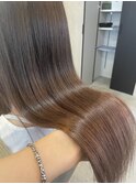 大人かわいいツヤツヤhair髪質改善トリートメント艶感ストレート