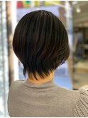 20代30代40代◎大人可愛い丸み小顔レイヤーショート