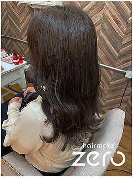 ヘアメイクゼロ 坂戸駅前店(hairmake zero) ブリーチなし アッシュベージュ 韓国風