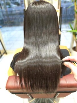 クアトログランシュ ひたちなか店(QUATRO×GranCieux) プレミアム髪質改善before/after