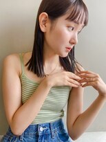 エマエコル(Emma ecole)&nbsp;Emma  ecole 切りっぱなしロブ×ミストバング by 高橋実央