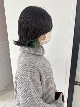 カシェ マエノヘタ(Cashe'e MAENOHETA) インナーカラー<グリーン>