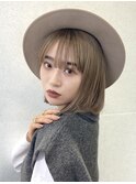 ハイトーンボブで幅広いオシャレを☆