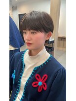 サンド 表参道(sand)&nbsp;ショートボブパーマ20代30代40代イヤリングカラー大人可愛い