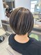 アース コアフュールボーテ 上尾店(EARTH coiffure beaute)の写真/上尾★白髪は隠さずぼかす！キレイに魅せるグレイカラーで艶のある大人髪に♪ダメージレスで綺麗をキープ◎