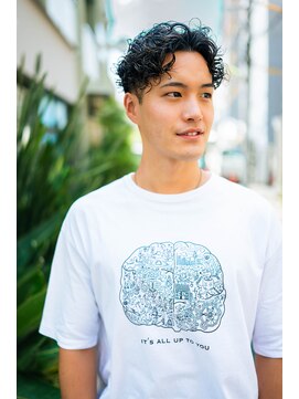 ボンド 三軒茶屋(Bond) 清潔アップバング×メンズパーマ◎三軒茶屋 RYUKI メンズカット