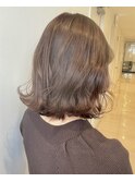 外ハネレイヤーボブ【藤沢/ヘッドスパ/髪質改善/イノアカラー】