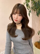 ボタン シブヤ(VOTAN SHIBUYA)&nbsp;ベージュ/韓国ヘア/渋谷/レイヤー/顔まわり/前髪