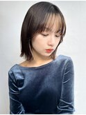 切りっぱなしボブ*レイヤーボブ*前髪あり*フェイスフレーミング2