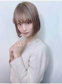 【ミディアム】【ショート】【ワンカール】【ブラウン】