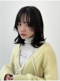 20代切りっぱなしボブ美髪ケアカラー小顔カット似合わせカット