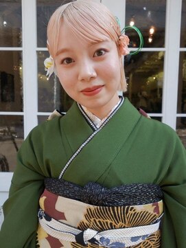 カシェ ナカザキ(CACHE NAKAZAKI) 成人式アレンジ/ヘアアレンジ／振袖ヘア