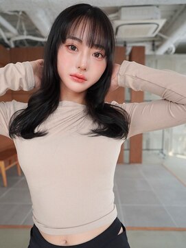 アンジェリカ 尼崎店(ANGELICA) ANGELICA 韓国風 抜け感ナチュラルブラック