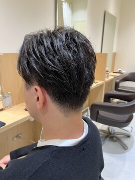 ユニックス イオンモール川口前川店(UNIX) 【くせ毛の方にオススメ☆】メンズセンターパートスタイル