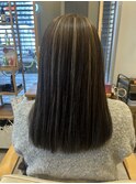 【白髪ぼかしハイライト】ナチュラルコントラストグレージュ
