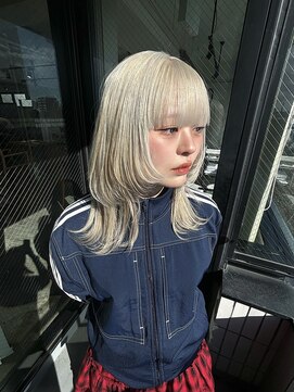 ザ オーダー(THE ORDER) ホワイトブロンド金髪ウルフレイヤー ケアブリーチハイトーン