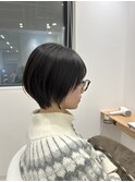 小顔効果丸みショート