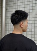 フェード/アップバング/バーバースタイル/短髪/男