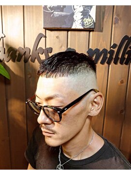 バーバーショップ サンフラット(BARBER SHOP Sun FLat) クロップスタイル×ハイスキンフェード