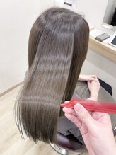 リトルストーン(little stone) セミロング/ロング/オリーブベージュ/オリーブグレー/アッシュ