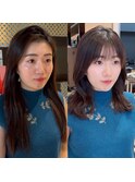 前髪カット・顔周りカットで大変身★レイヤーカットお任せ下さい