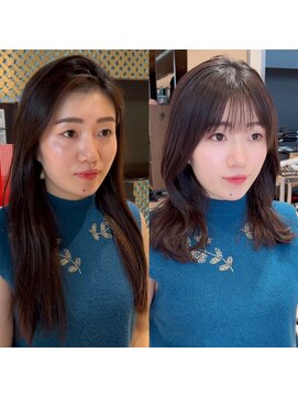 アンジュレーブ(AngeReve) 前髪カット・顔周りカットで大変身★レイヤーカットお任せ下さい